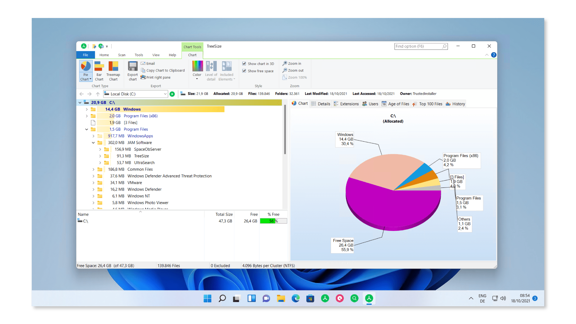 TreeSize for Windows 11